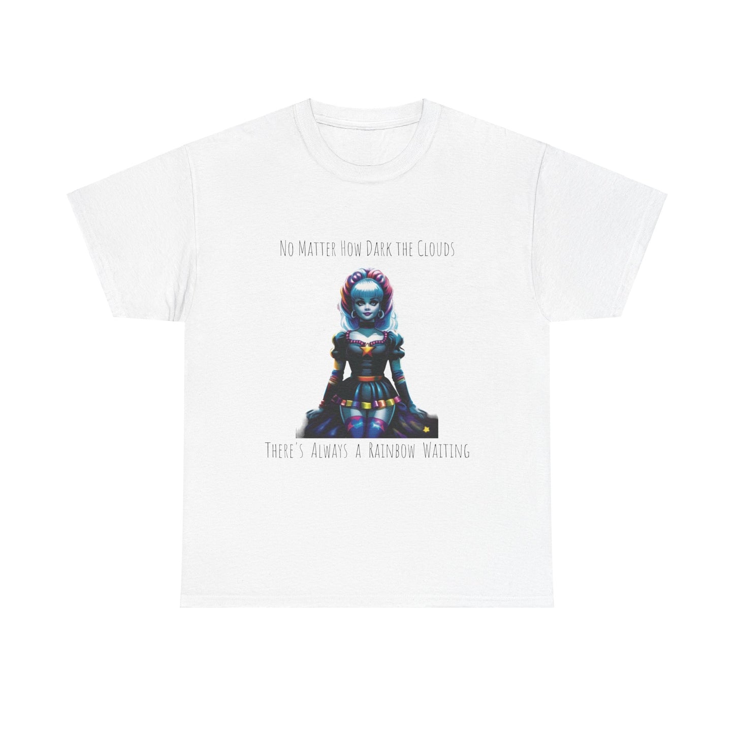 Rainbow Brite Goth Cotton Tee