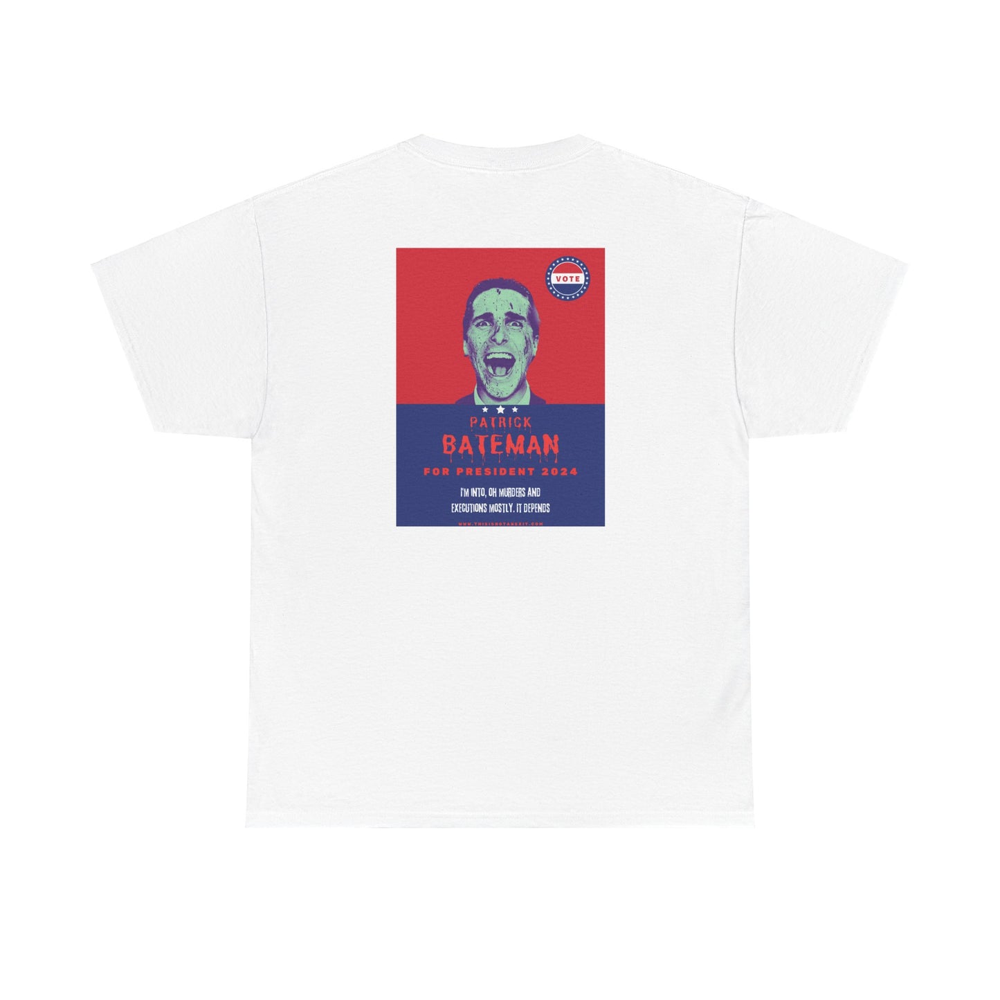 American Psycho President T-shirt, 2024 Patrick Bateman Tee