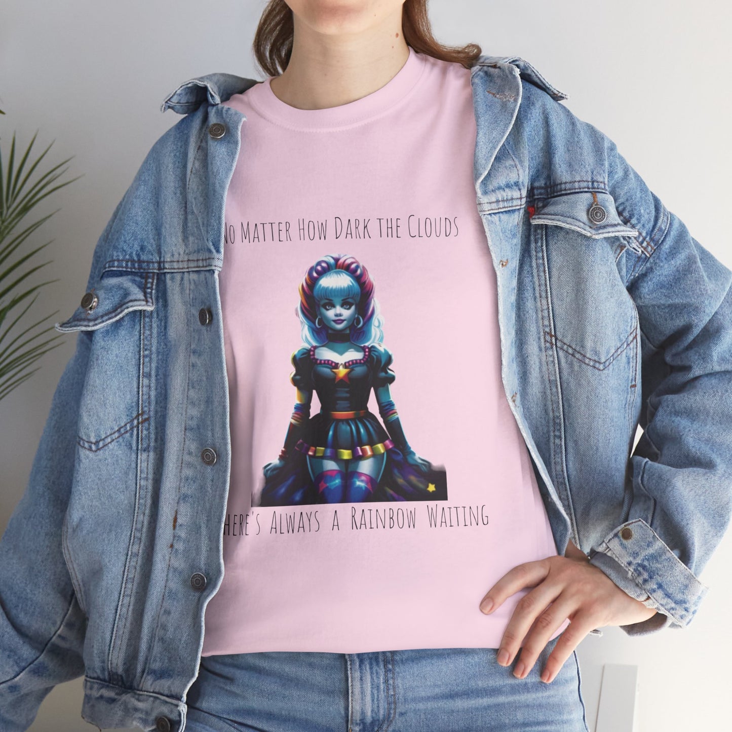 Rainbow Brite Goth Cotton Tee