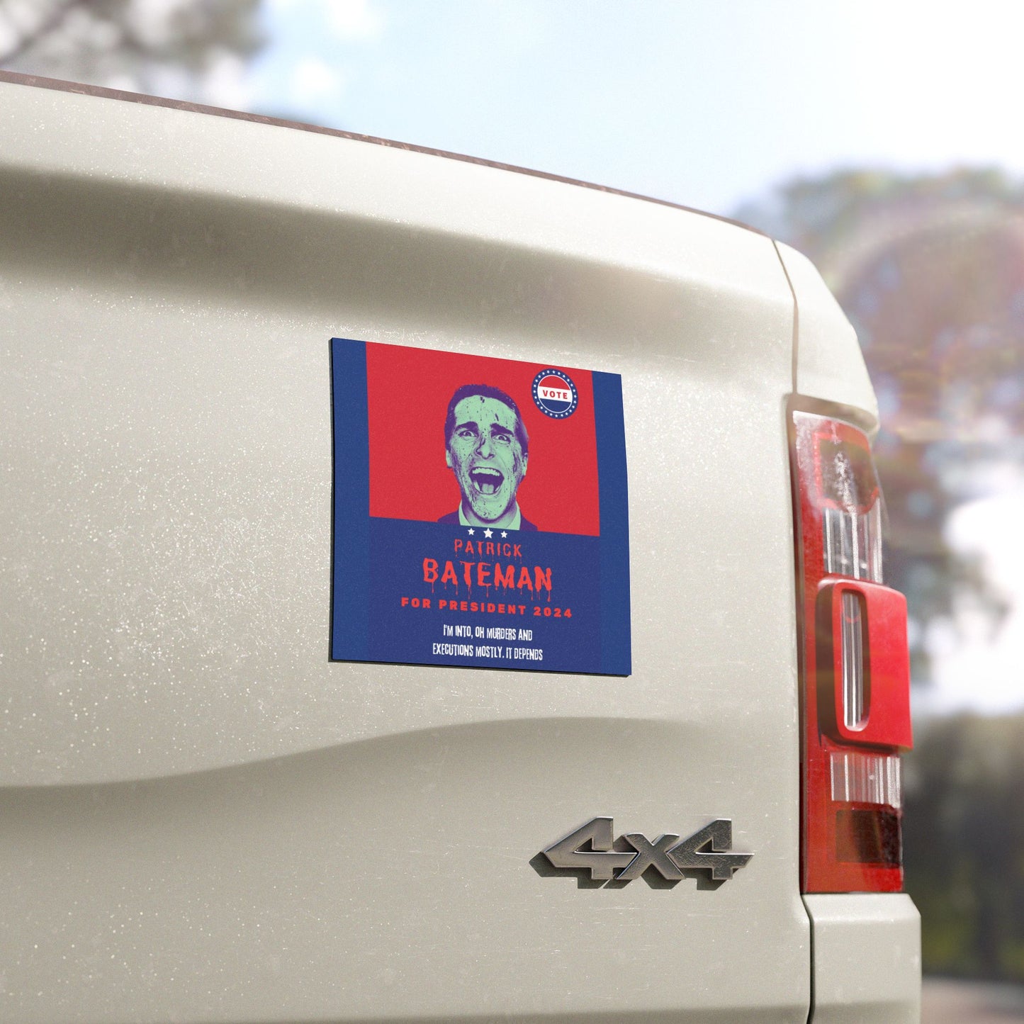 American Psycho Pres 2024 Assorted Styles/Sizes Car Magnets