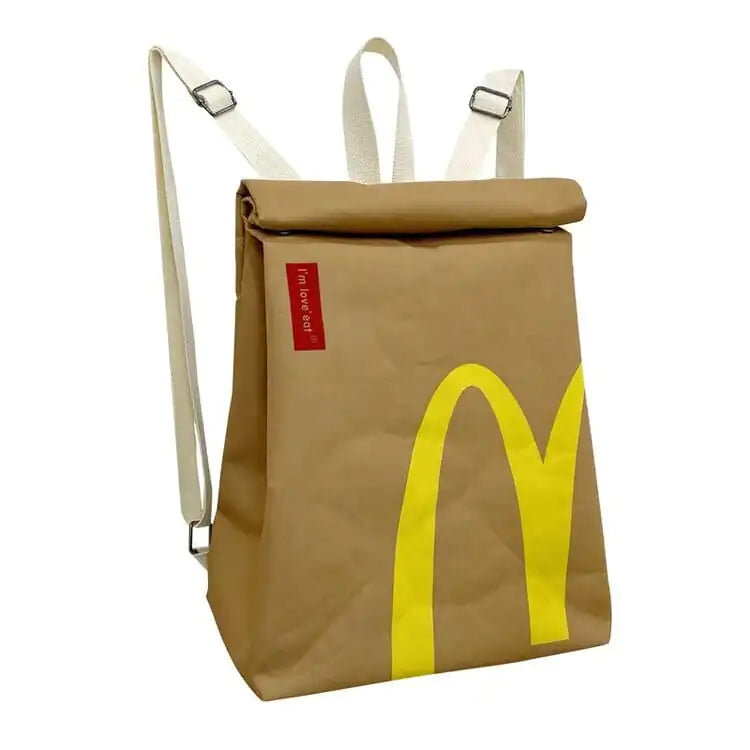 Mc Donald's sack purse & backpack