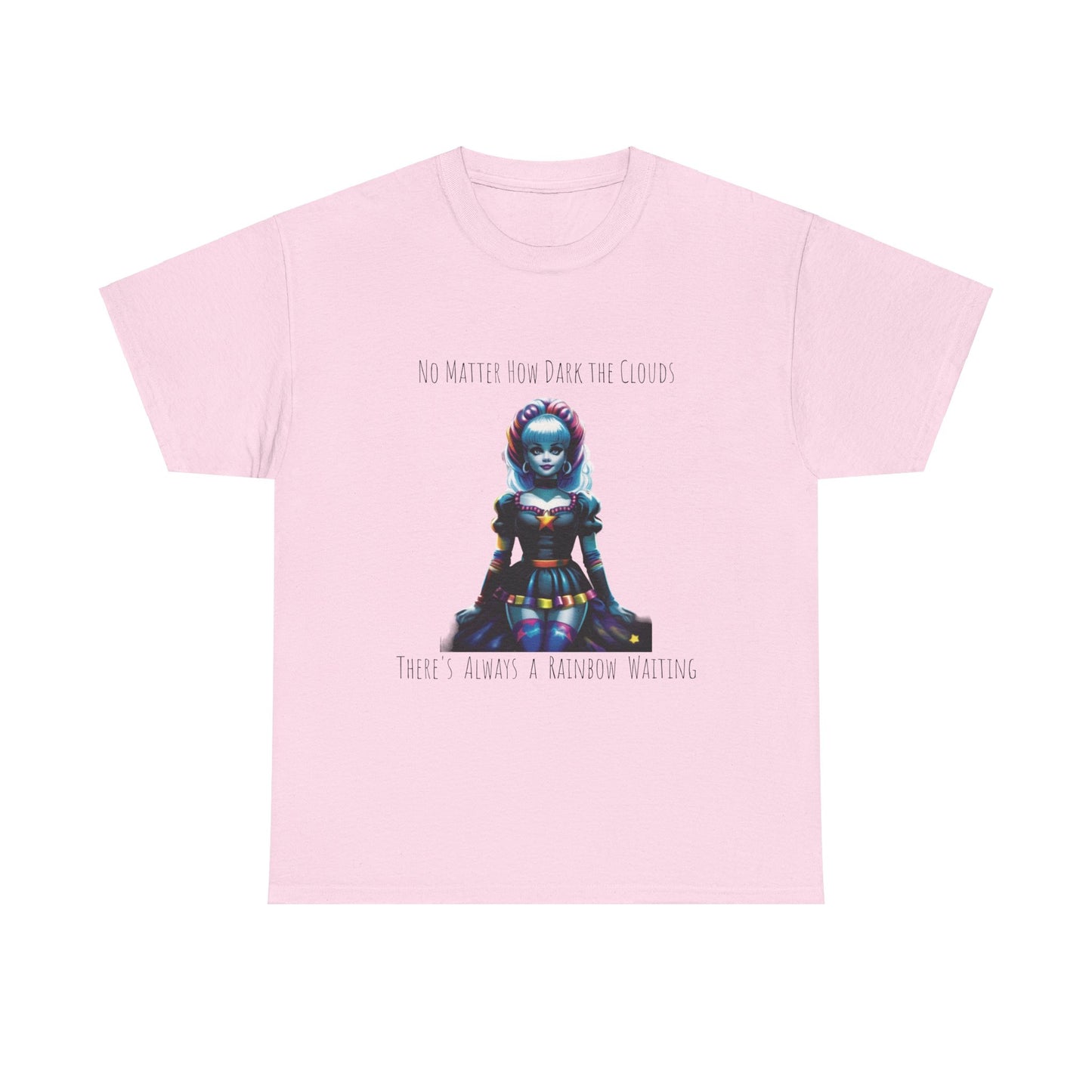 Rainbow Brite Goth Cotton Tee