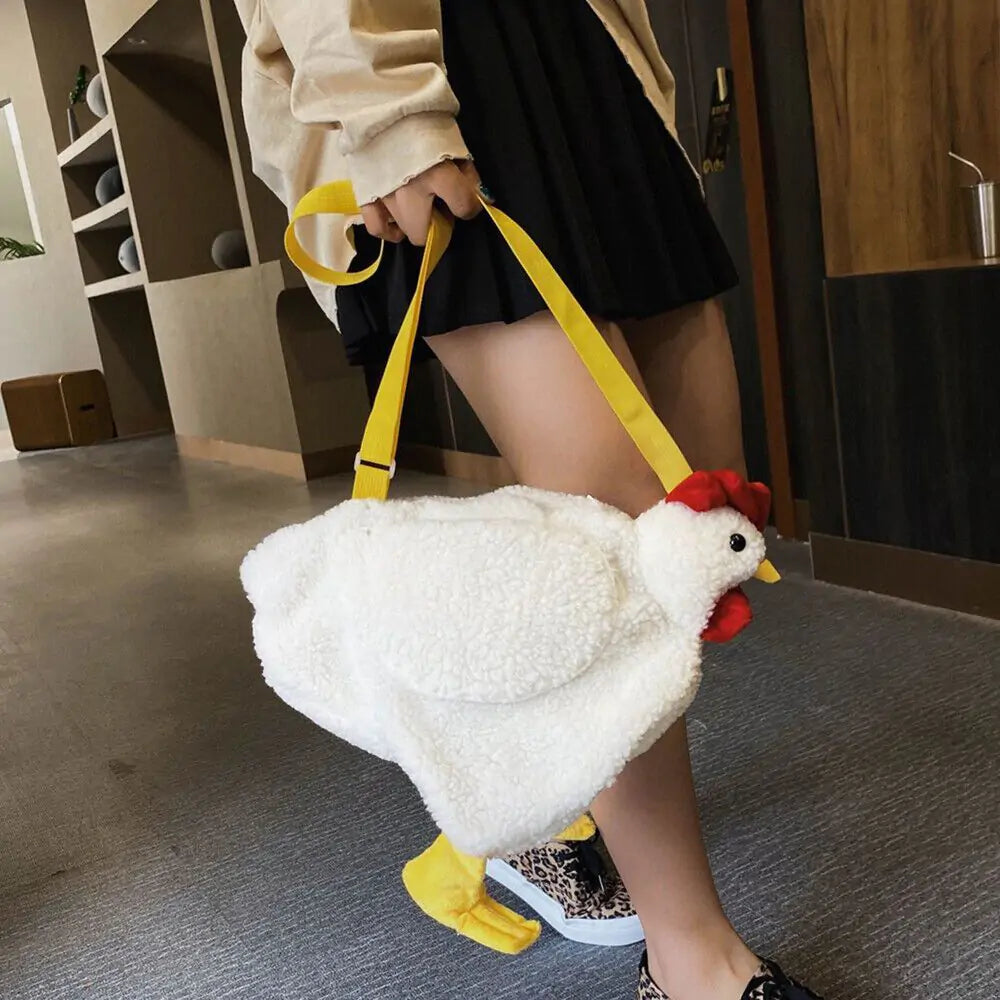 Chicken Cute Plush Handbag