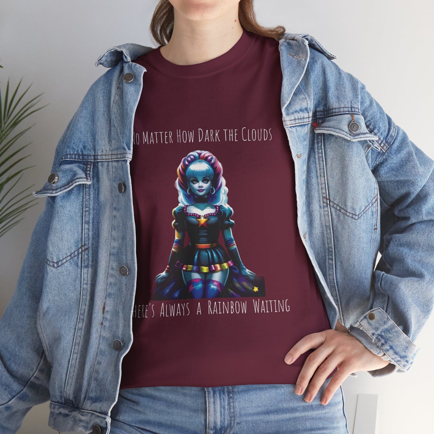 Rainbow Brite Goth Cotton Tee