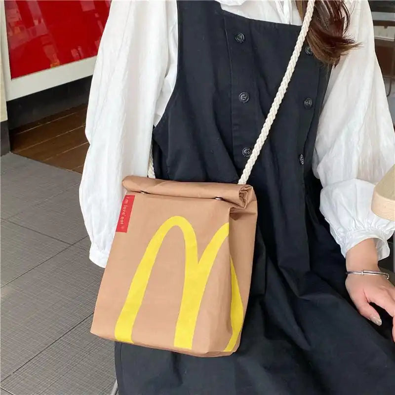 Mc Donald's sack purse & backpack