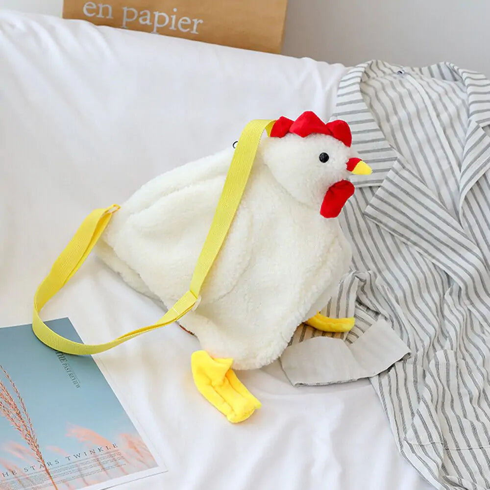 Chicken Cute Plush Handbag