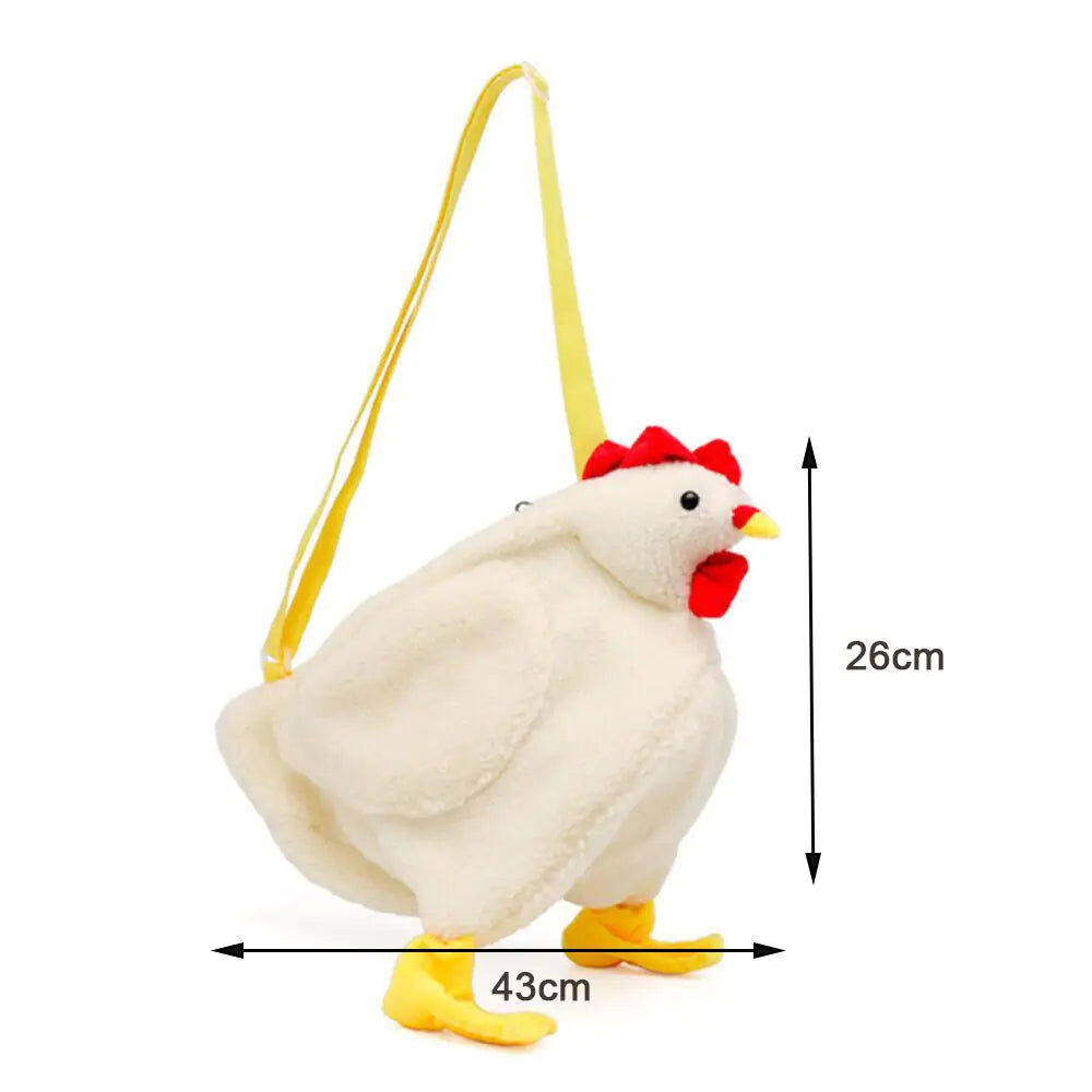 Chicken Cute Plush Handbag