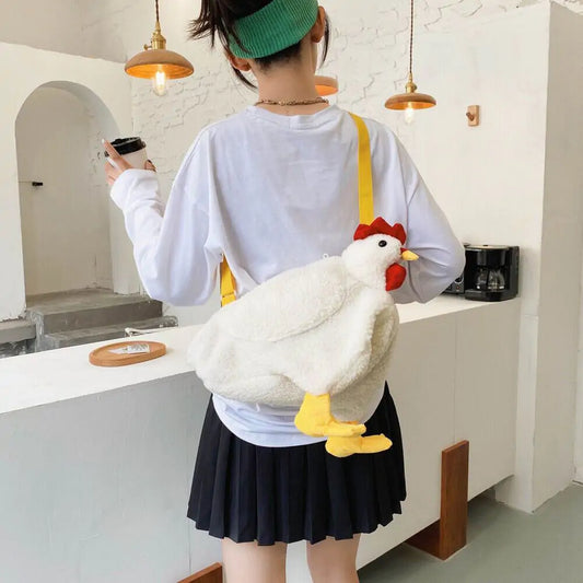 Chicken Cute Plush Handbag
