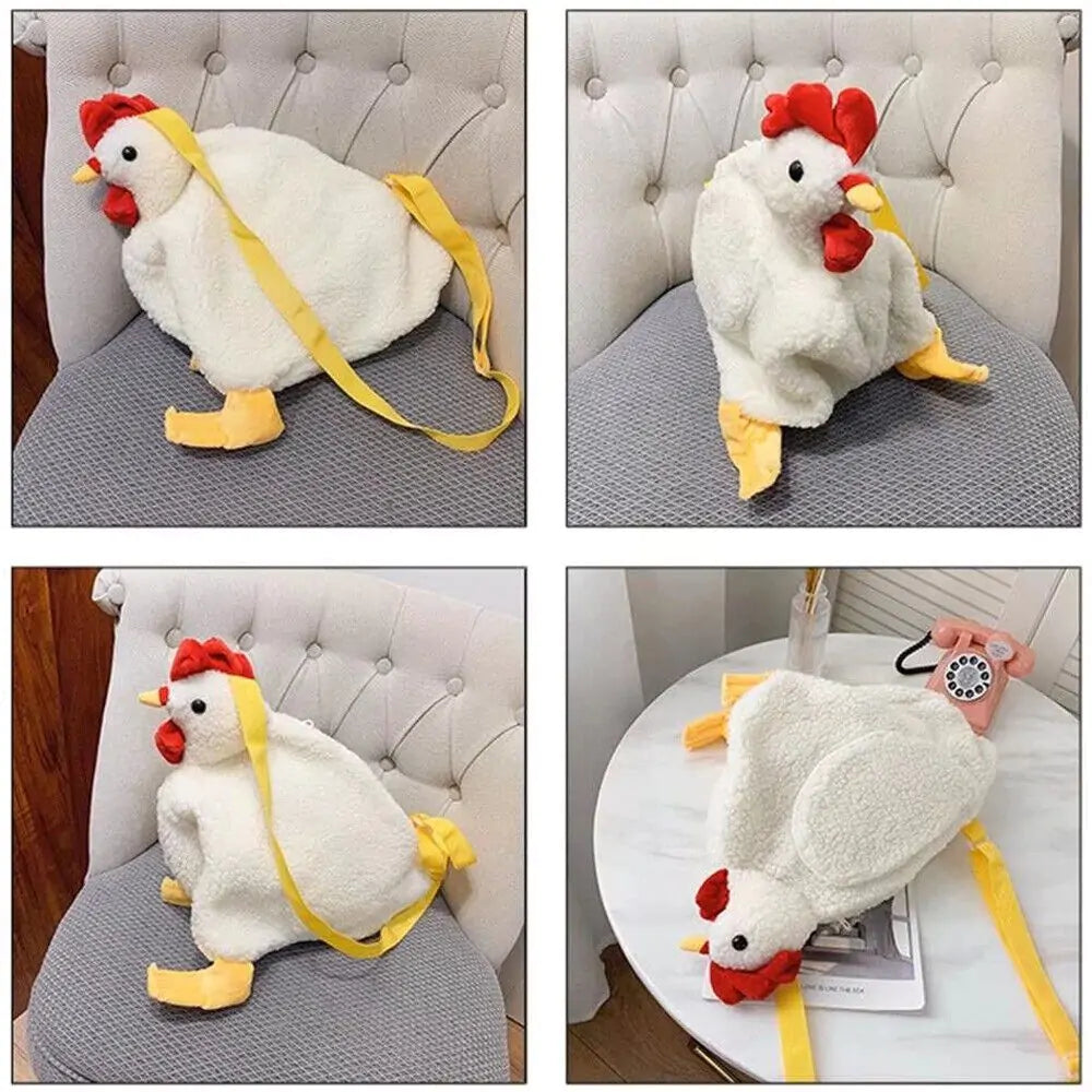 Chicken Cute Plush Handbag